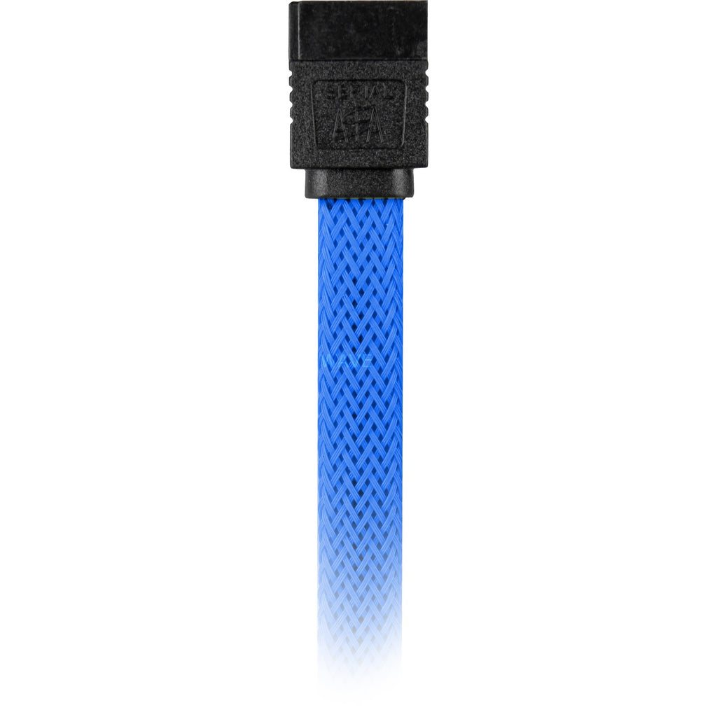 Sharkoon sata iii sleeve kabel (blauw, 0,3 meter)