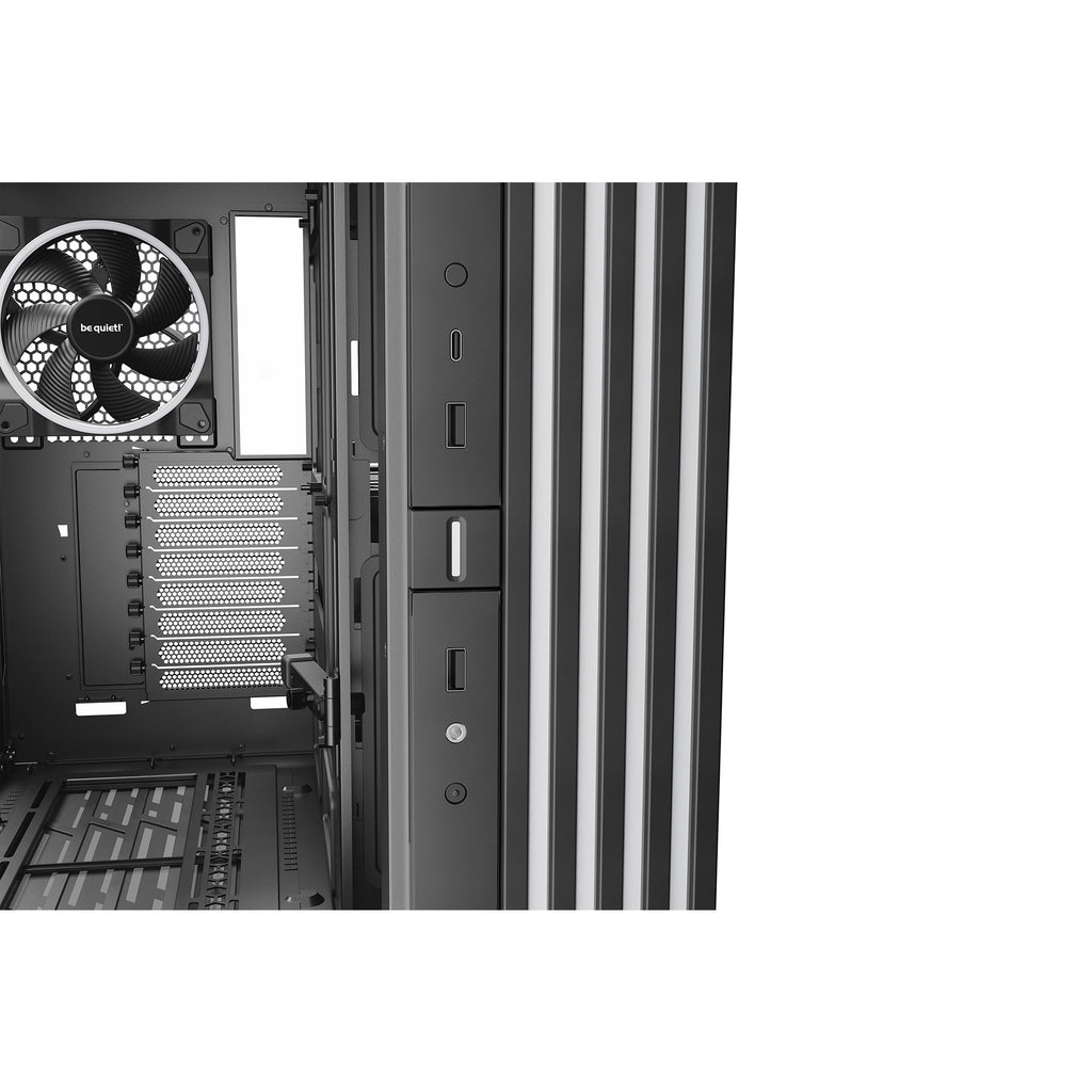 Be quiet! light base 900 dx big tower behuizing (zwart | 2x usb-a | 1x usb-c | rgb | window)