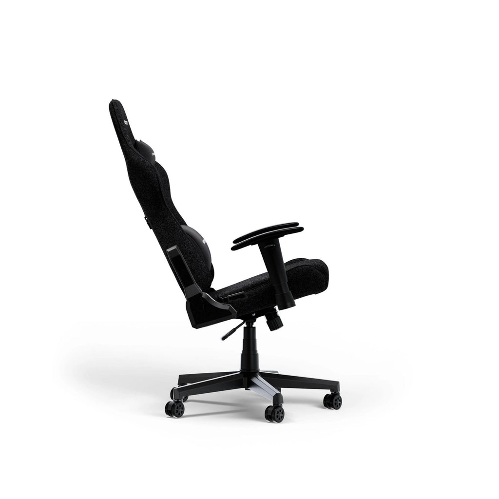 Dxracer prince l black fabric gamestoel (zwart)