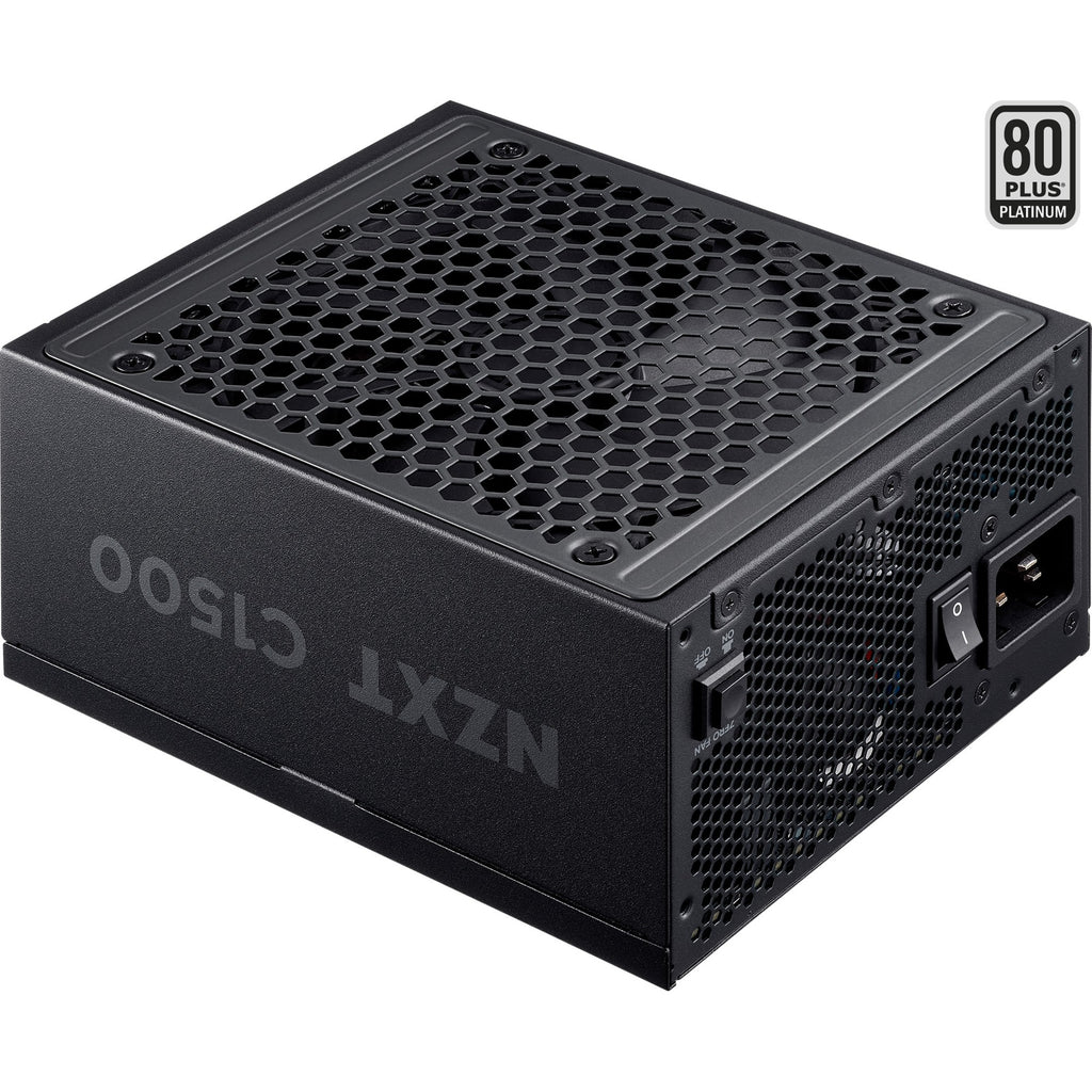 Nzxt c1500 platinum modulaire 1500 watt voeding (zwart, 2x 12v-2x6, 6x pcie)