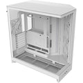 Nzxt h9 flow rgb midi tower behuizing (wit (mat) | 2x usb-a | 1x usb-c | rgb | tempered glass)
