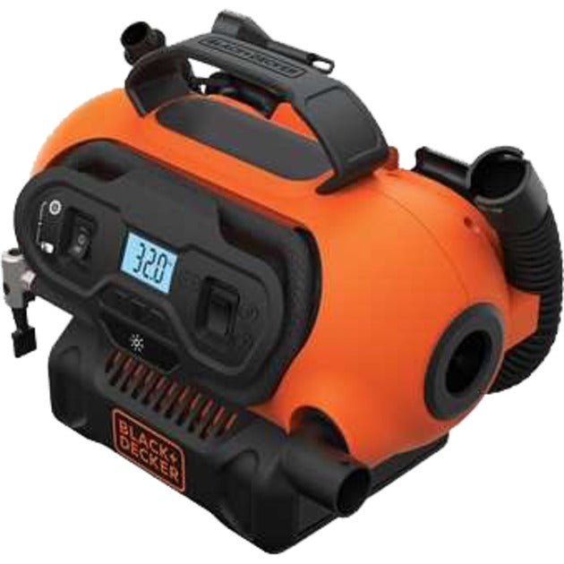 Black+decker bdcinf18n ac dc multi-voltage compressor (oranje zwart, accu niet inbegrepen)