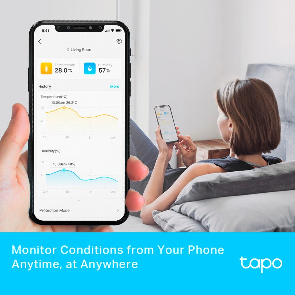 Tp-link tapo t315 slimme temperatuur- en vochtigheidsmonitor sensor