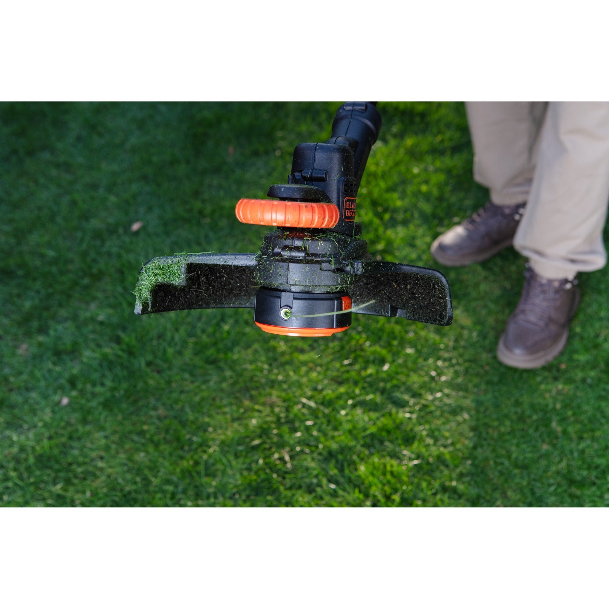 Black+decker 18v afs grastrimmer zonder accu (zwart oranje, 28 cm, accu en oplader niet inbegrepen)