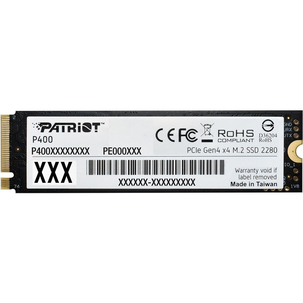 Patriot p400 v4 500 gb ssd (p400vp500gm28h, pcie 4.0 x4, nvme 2.0, m.2 2280)