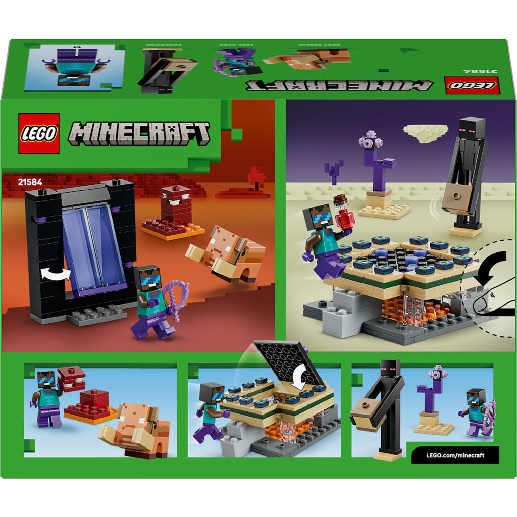 Lego minecraft 21584 reis naar de nether en het end-portaal