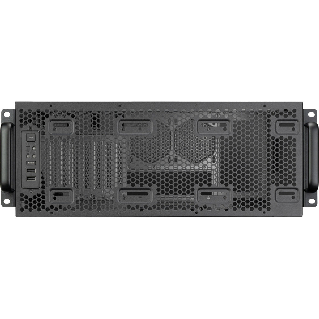 Silverstone rm4a rack behuizing (zwart | 4u | usb-c)