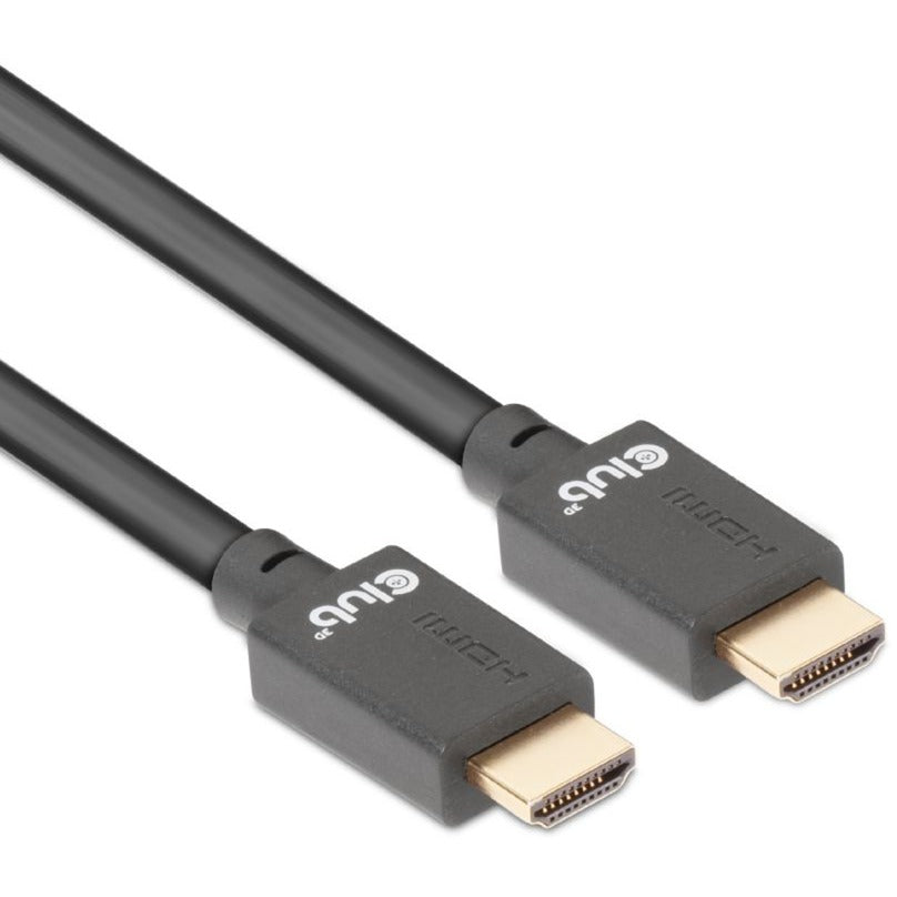 Club 3d ultra high speed hdmi 2.1 gecertificeerde kabel male-male (zwart, 5 meter, 4k 120hz, 8k 60hz, 48gbps)
