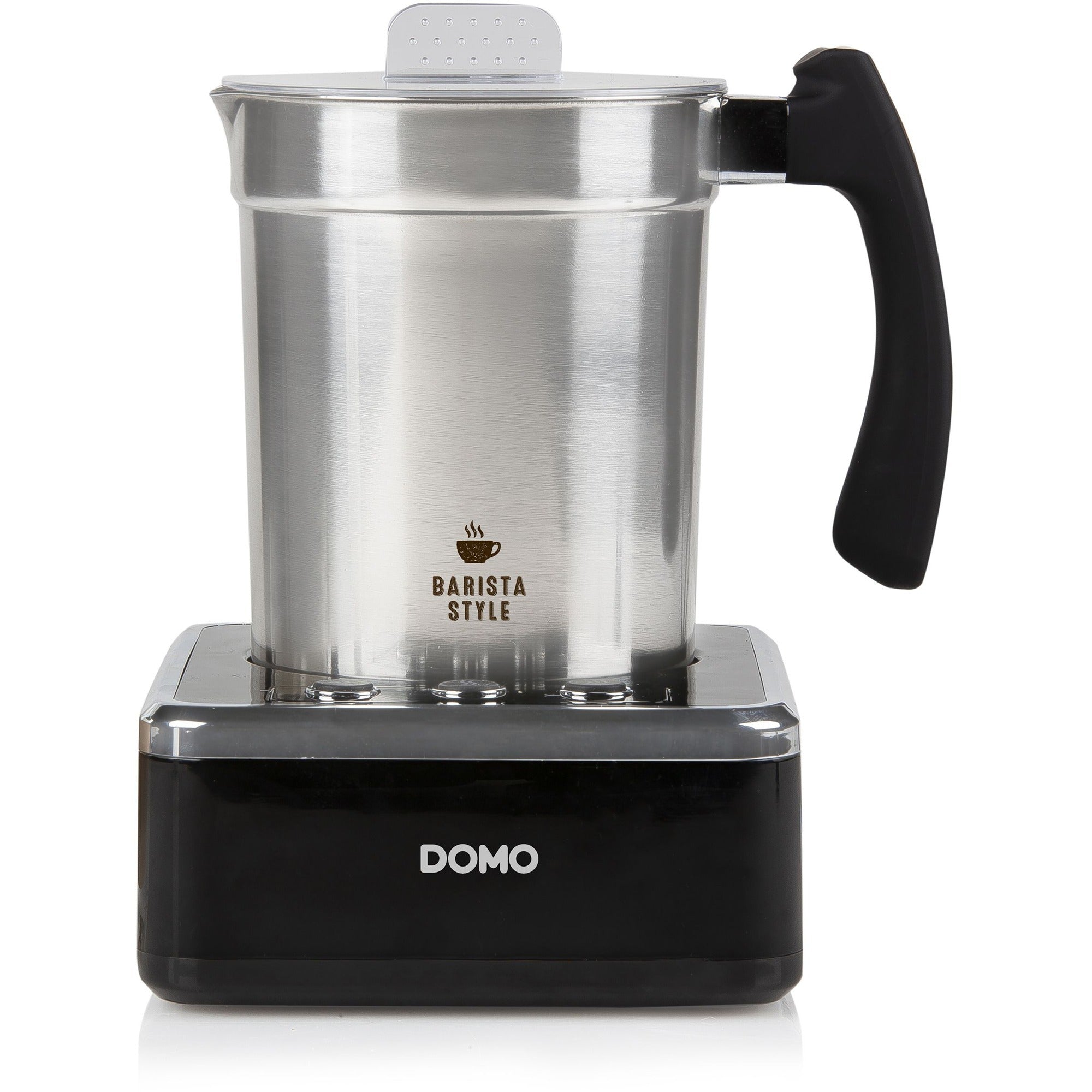 Domo melkopschuimer do717mf (inox zwart)
