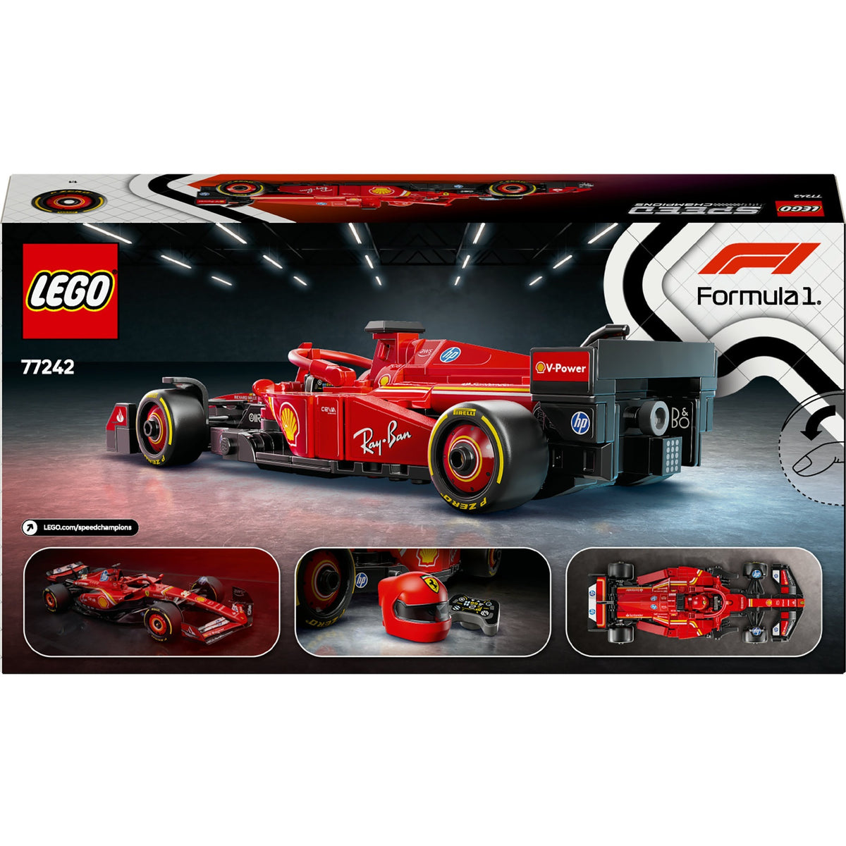 Lego Speed ​​Champions 77242 Ferrari SF-24 F1 Rennwagen