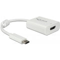 Delock usb-c > hdmi adapter (wit, 0,1 meter, 4k 60hz, hdr)