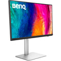 Benq pd2730s 27 5k ultra hd monitor (wit zilver, 1x displayport, 1x hdmi, 2x usb-c, 3x usb-a, 2x thunderbolt)