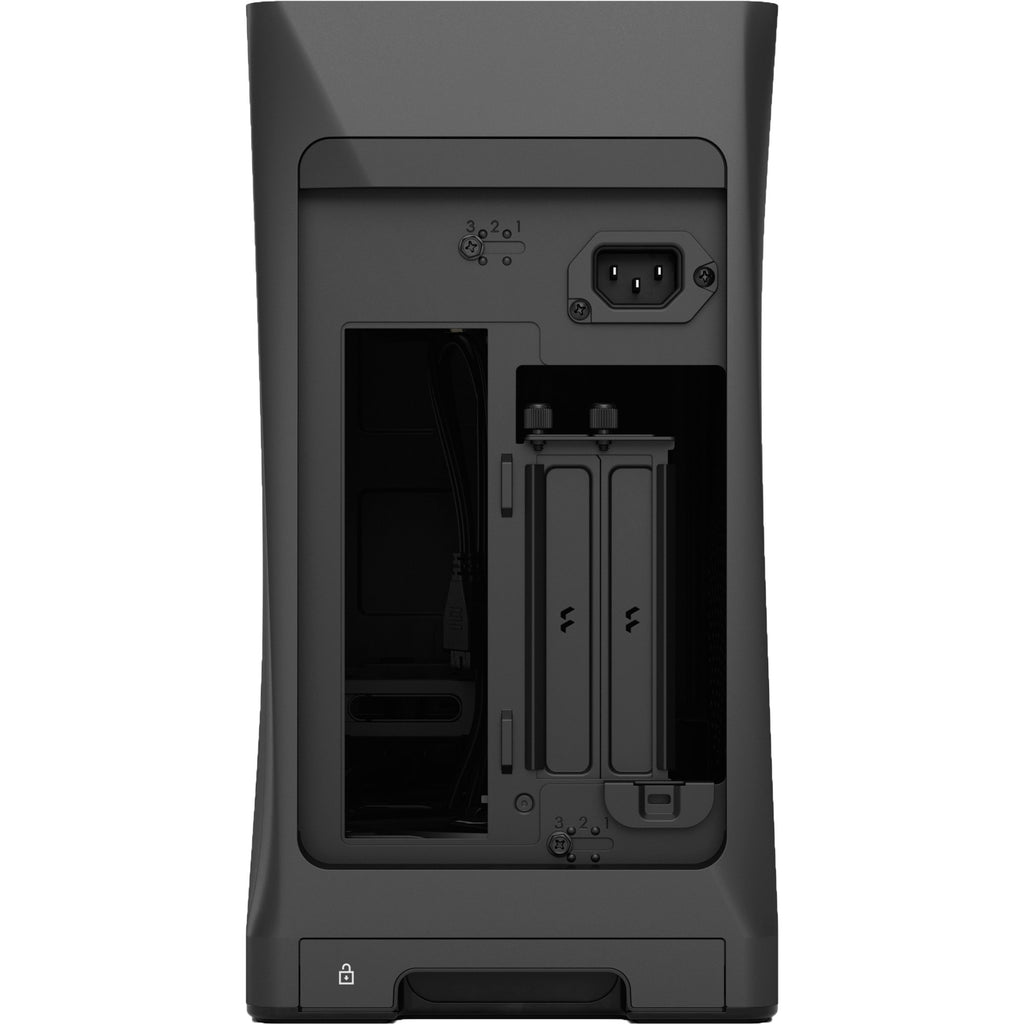 Fractal design era 2 charcoal mini tower behuizing (donkergrijs | 2x usb-a | 1x usb-c)