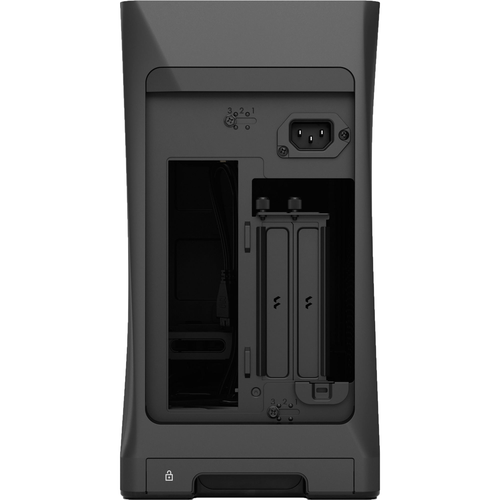 Fractal design era 2 charcoal mini tower behuizing (donkergrijs | 2x usb-a | 1x usb-c)