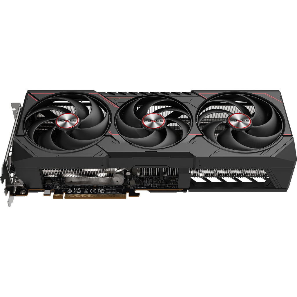 Sapphire radeon rx 9070 xt pulse grafische kaart (zwart, 2x displayport, 2x hdmi 2.1, rdna4)