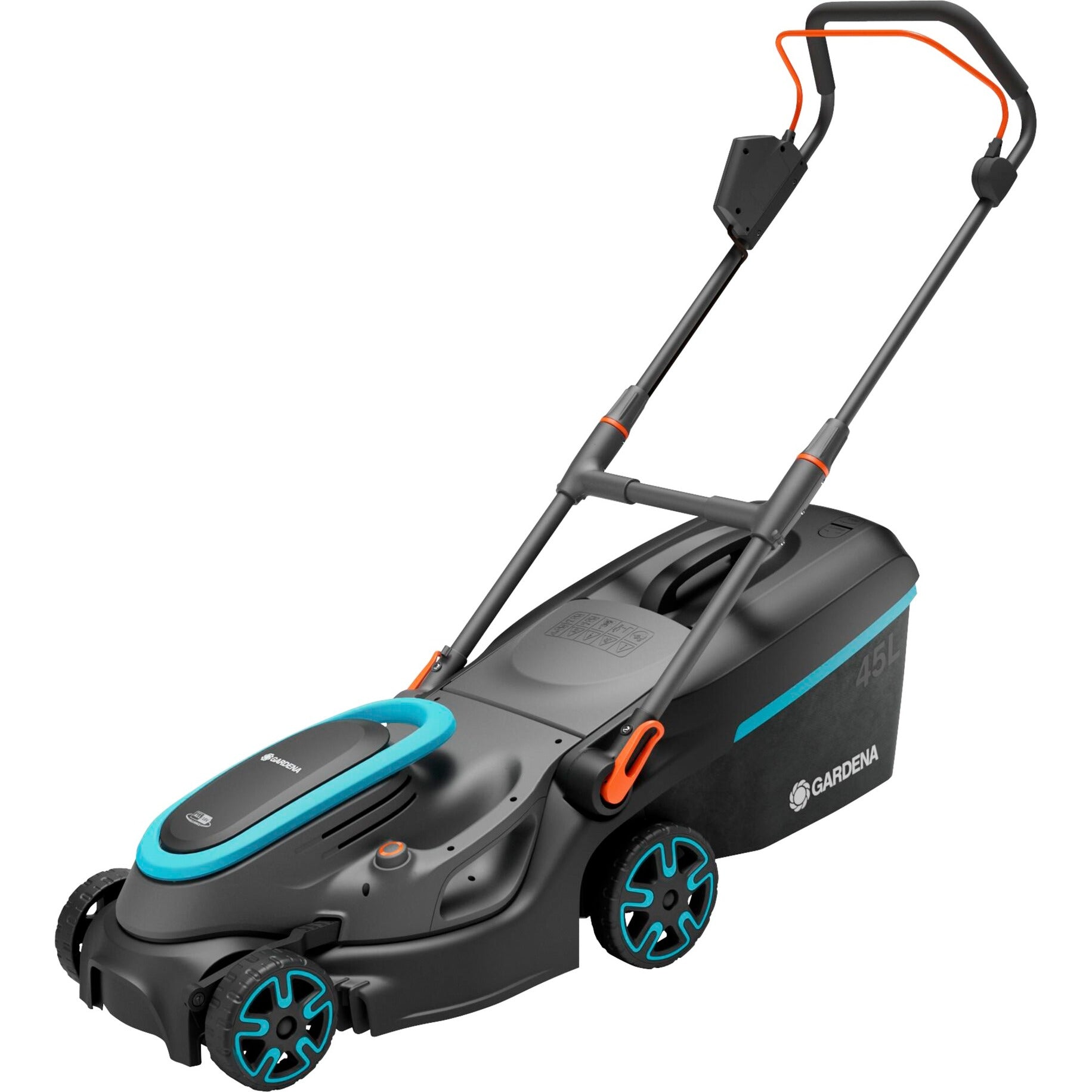 Gardena accugrasmaaier powermax 37 36v p4a solo (zwart grijs, accu en oplader niet inbegrepen, power for all alliance)