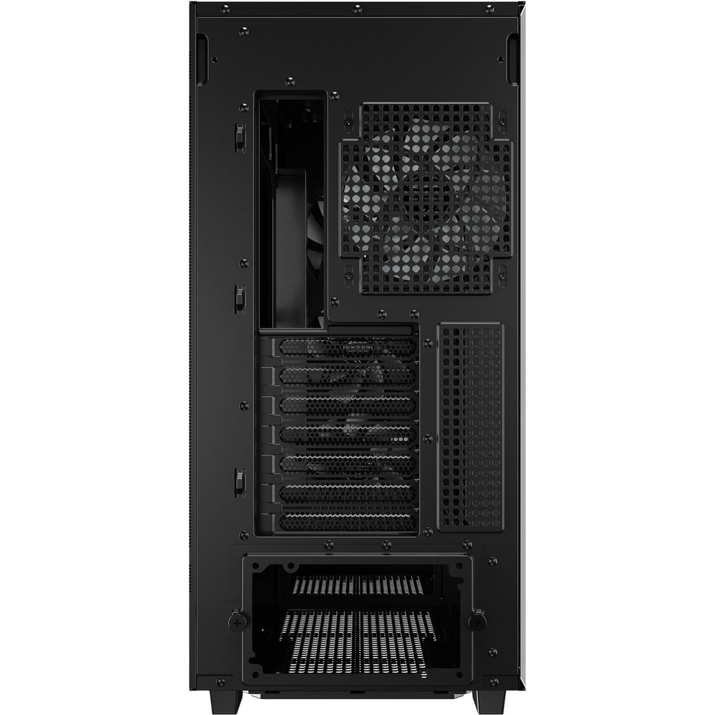 Sharkoon rebel c50 black rgb midi tower behuizing (zwart | 2x usb-a | 1x usb-c | rgb | tempered glass)