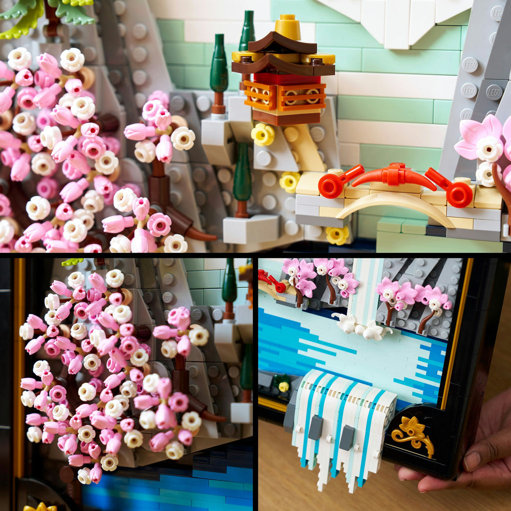 Lego art - landschap met japanse kersenbloesems constructiespeelgoed (31218)
