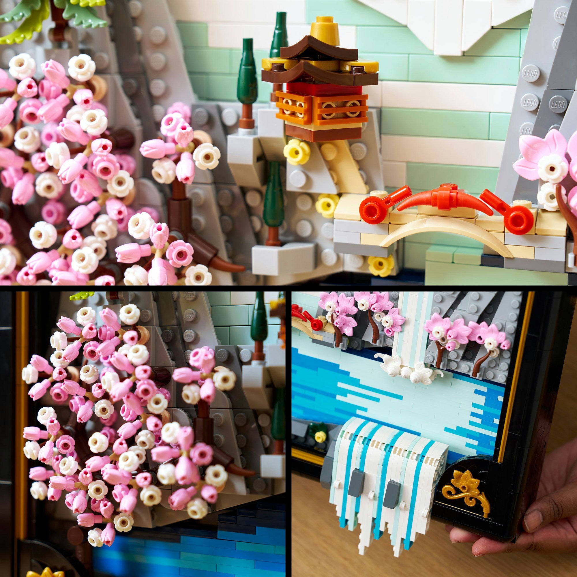 Lego art - landschap met japanse kersenbloesems constructiespeelgoed (31218)