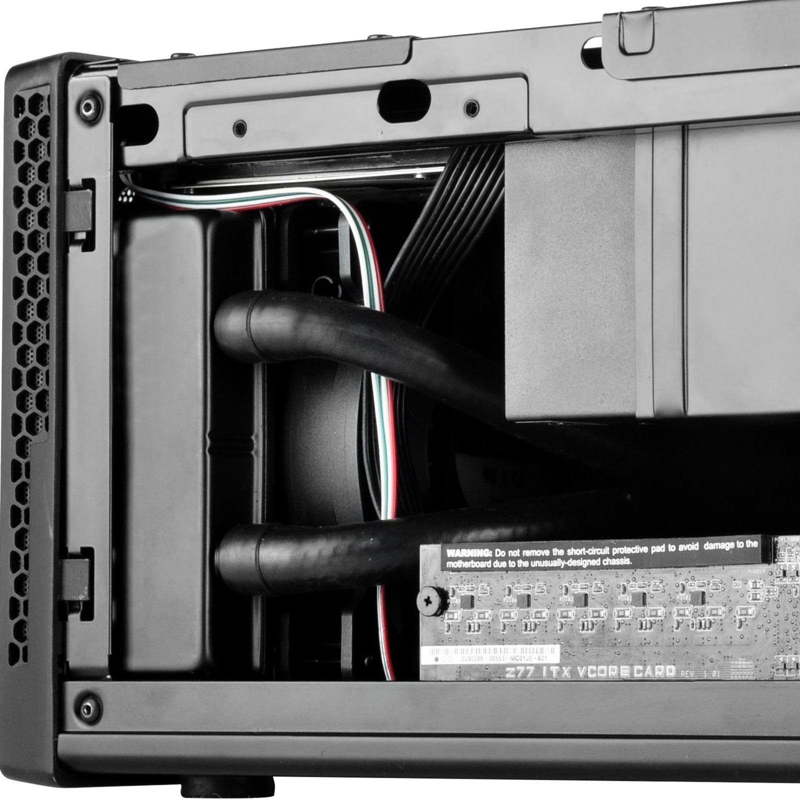 Silverstone sst-sg13b-c mini tower behuizing (zwart | 1x usb-a | 1x usb-c)