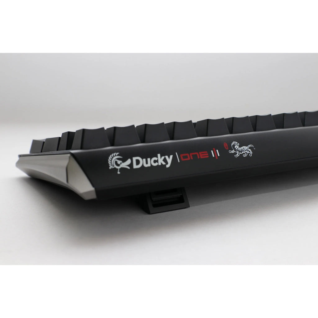 Ducky one 3 carbon black mechanisch toetsenbord (carbon, us lay-out (qwerty), cherry mx brown, 100%, pbt double shot, hot swap)