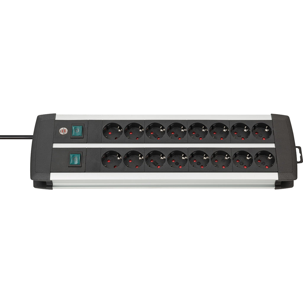 Brennerstuhl Premium-Alu-Line Technik Steckdosenleiste Duo 16-fach
