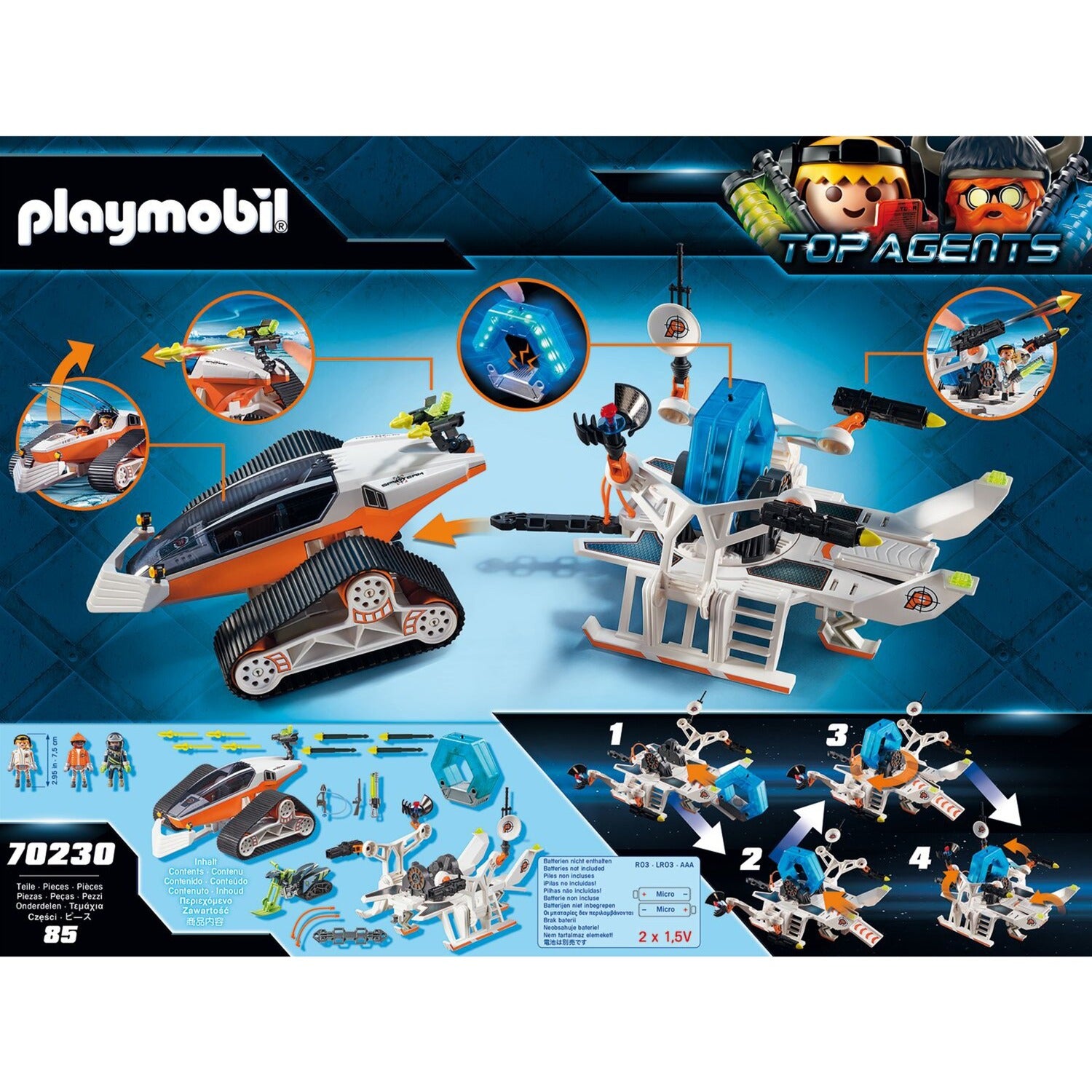 Playmobil Top Agents Spionageteam Kommandoschlitten