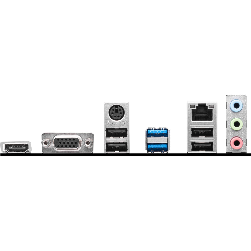 Msi pro h610m-e ddr4 socket 1700 moederbord (zwart, gb-lan, sound, µatx)