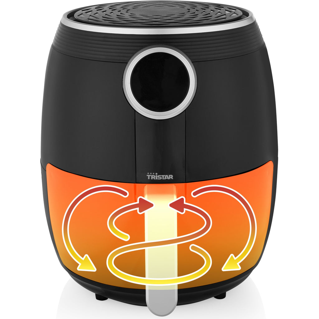 Tristar fr-6956 digitale crispy fryer heteluchtfriteuse (zwart, 4.5 liter)