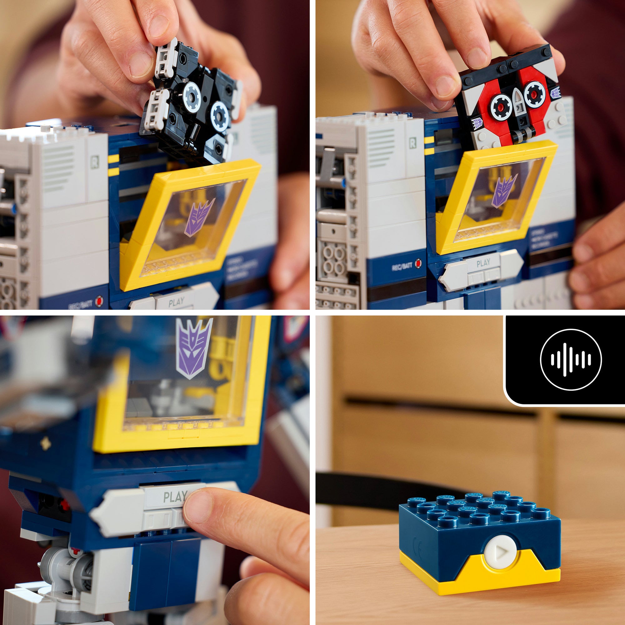 LEGO Icons - Transformers: Soundwave Konstruktionsspielzeug (10358)