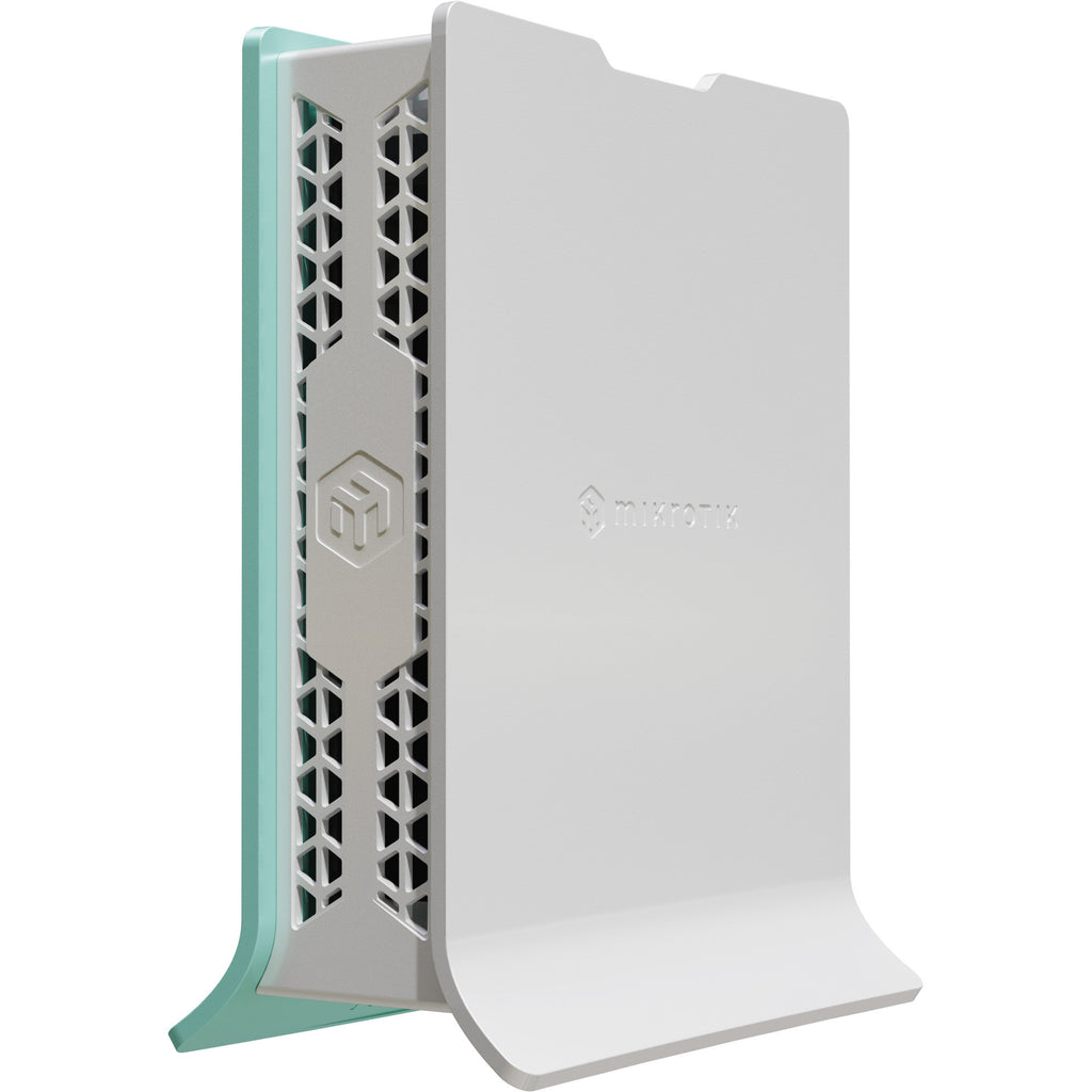 Mikrotik hap ax lite (l41g-2axd) access point (wit groen, qualcomm ipq-5010 cpu, wifi 6)