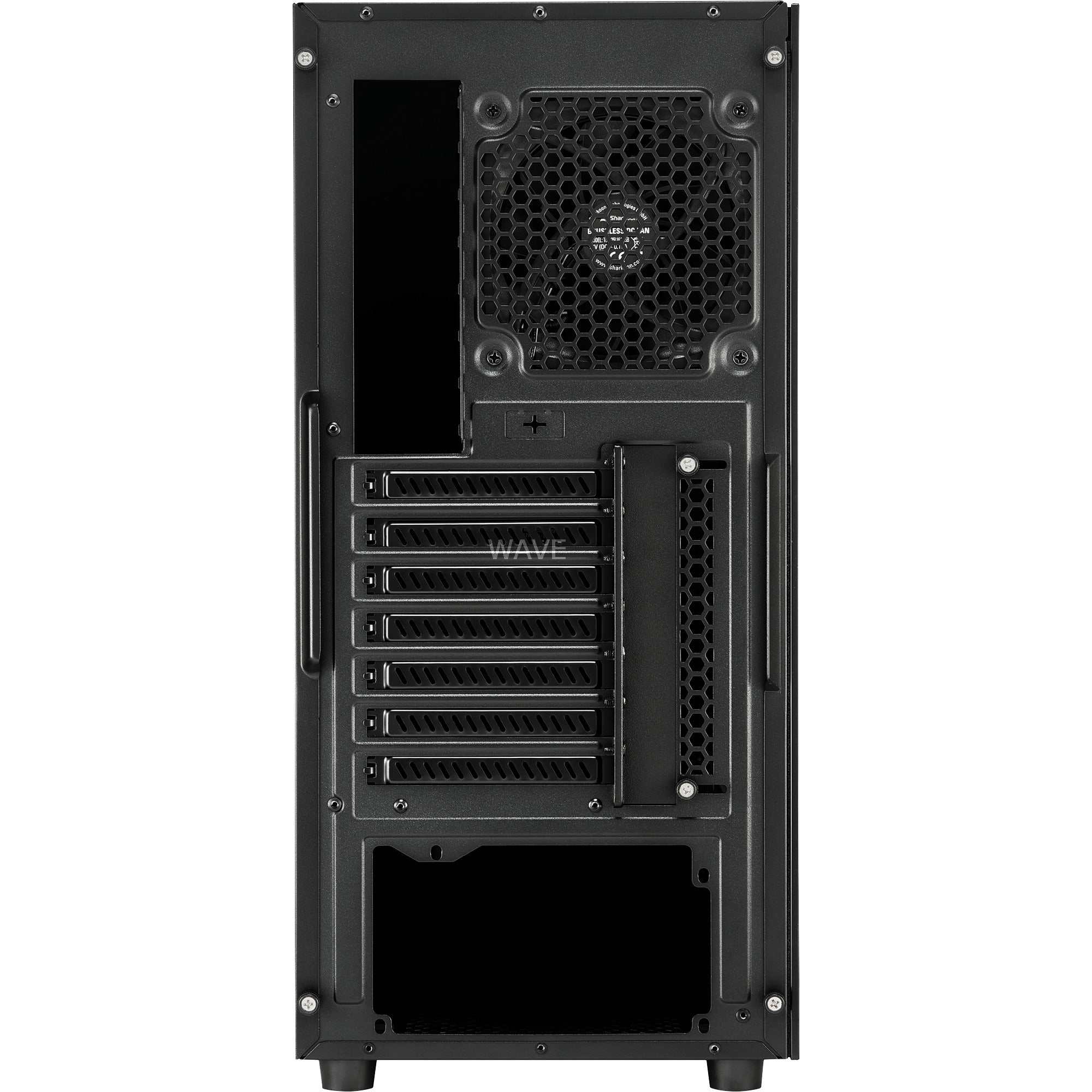 Sharkoon tg6 rgb midi tower behuizing (zwart | 4x usb-a | rgb | tempered glass)