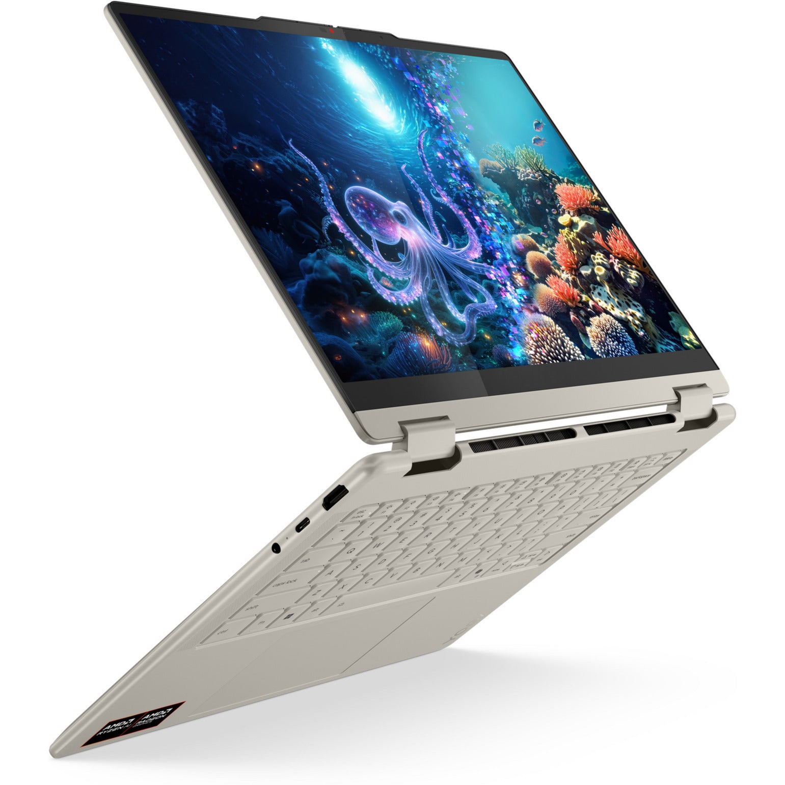 Lenovo yoga 7 2-in-1 14akp10 (83jr00atmh) 14 copilot+ laptop (aluminium | ryzen ai 7 350 | radeon 860m graphics | 16 gb | 512 gb ssd | touch)