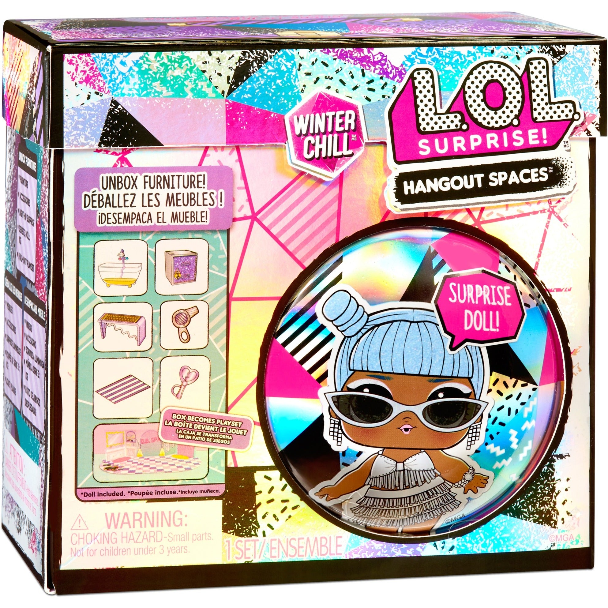 MGA Entertainment Super Raschung! Winter Chill Hangout Spaces Sty