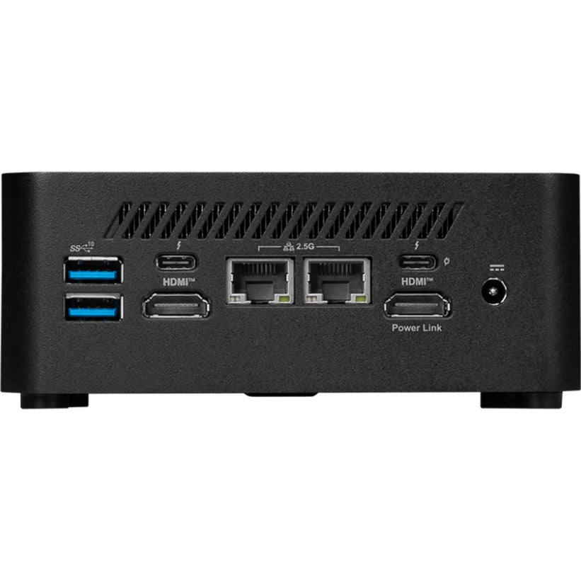 Msi cubi nuc 1mg-237beu barebone (zwart | core 7 150u | intel graphics)