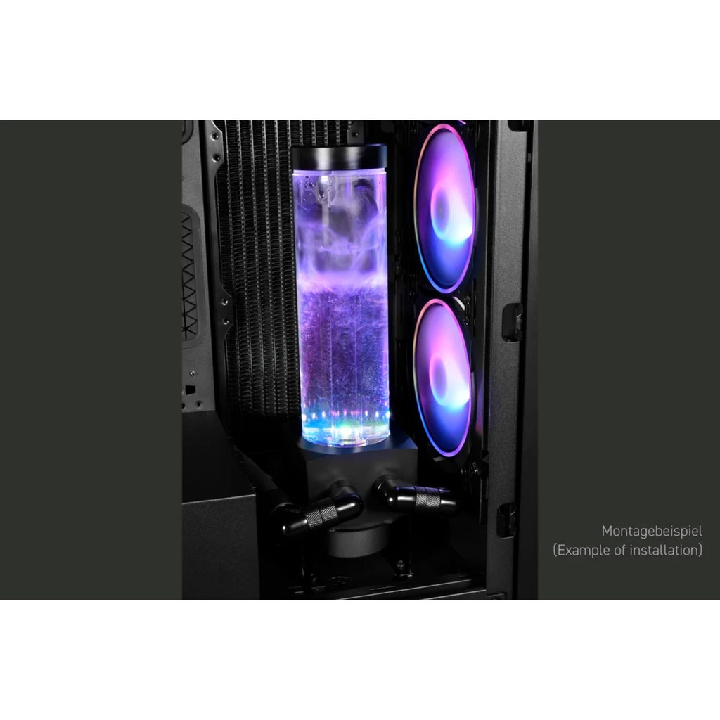 Alphacool core 200 aurora d5 vpp reservoir with vpp655 pwm pump pomp (rgb)