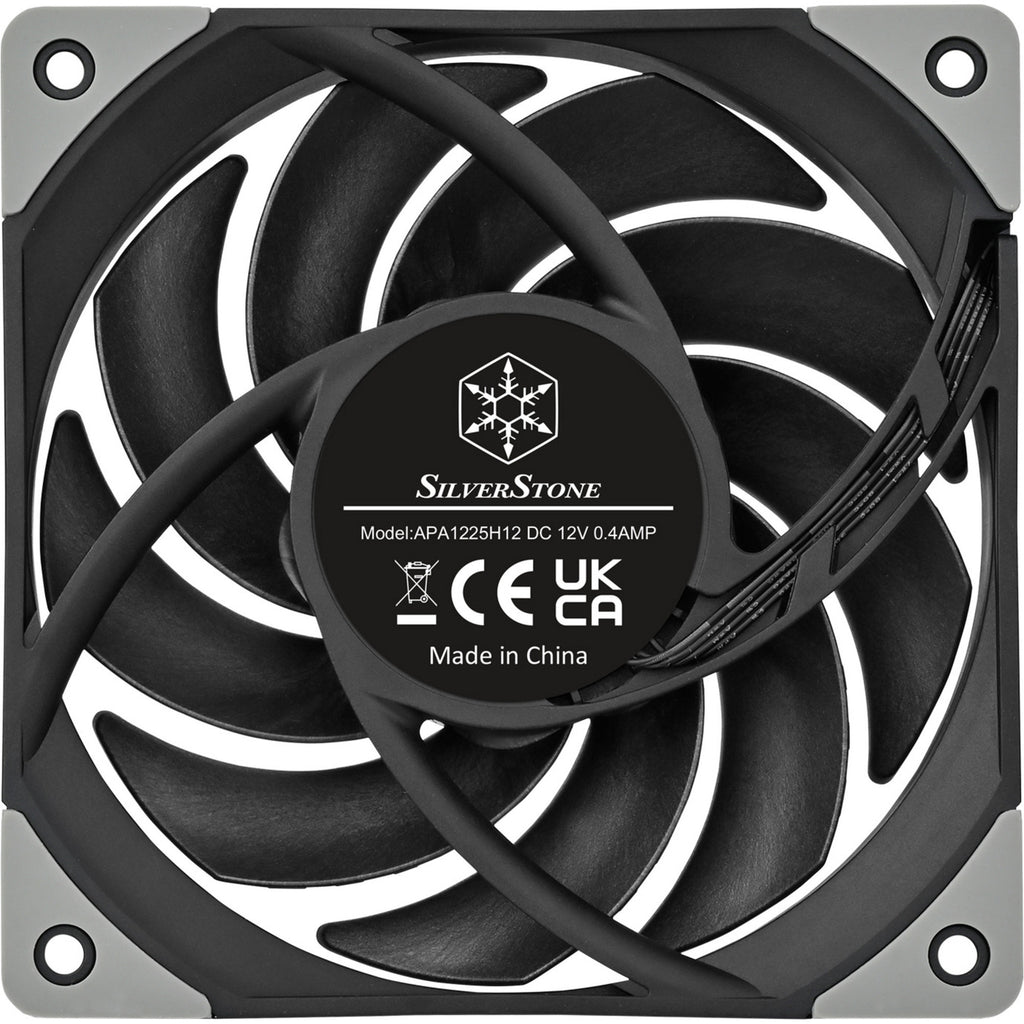 Silverstone fhl120 case fan (zwart, 120 x 120 x 25 mm, pwm)