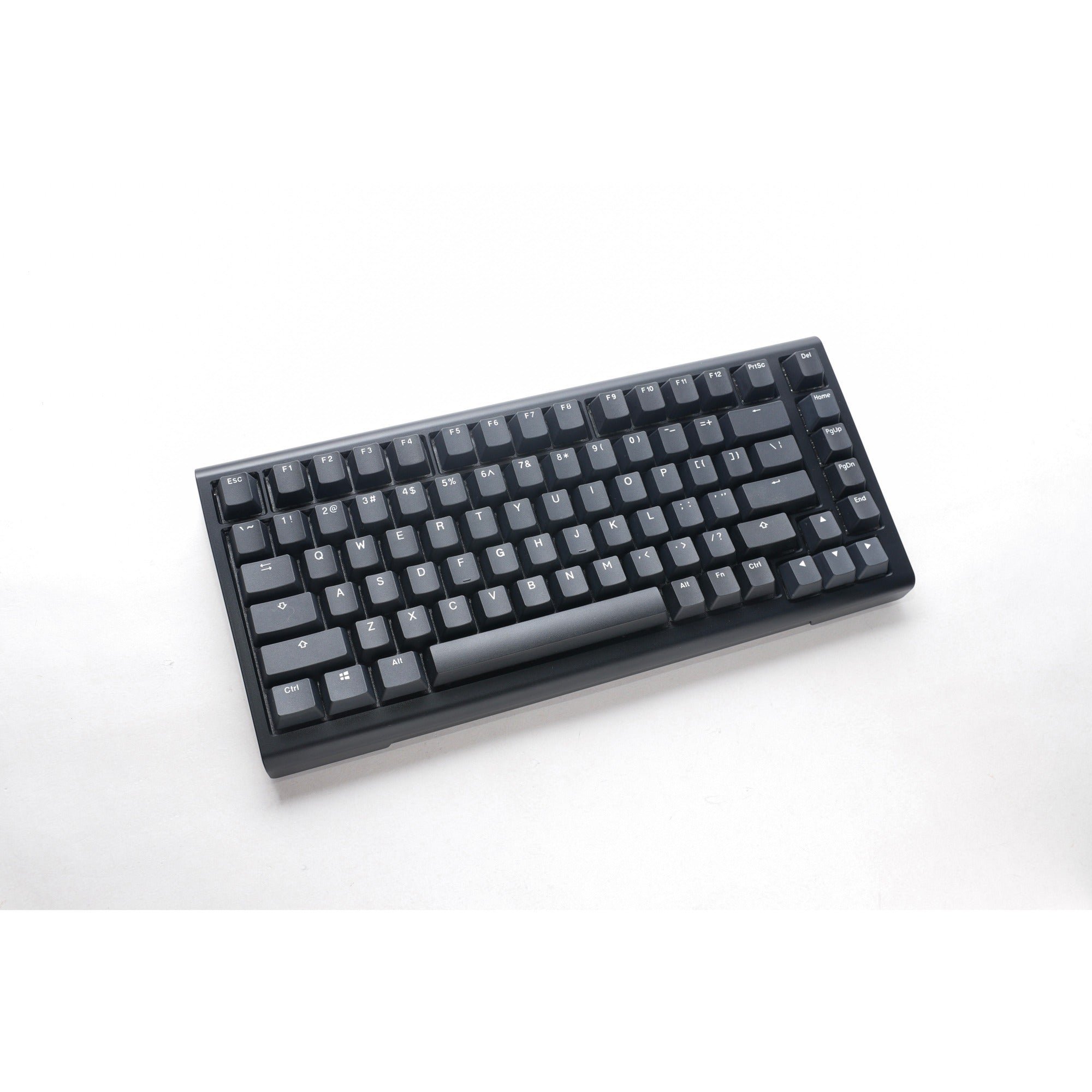 Ducky projectd tinker 75 met qmk via rgb mechanisch toetsenbord (zwart, us lay-out (qwerty), cherry mx red, 75%, rgb leds, double-shot pbt, hot-swappable, gasket mount)