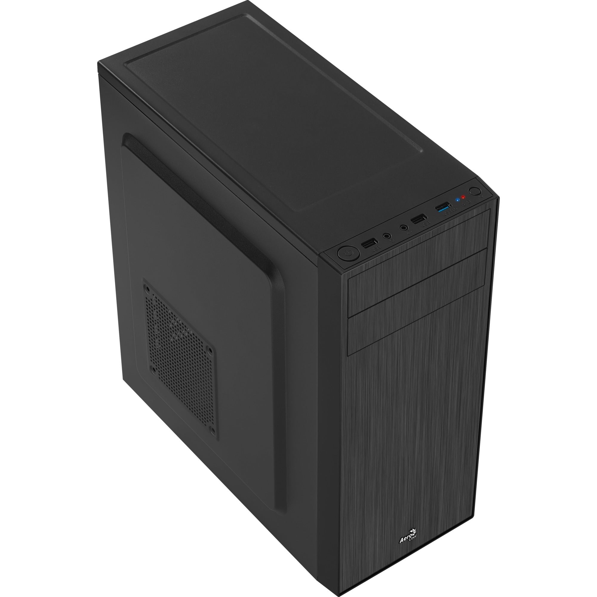 Aerocool cs-1103 midi tower behuizing (zwart | 3x usb-a)