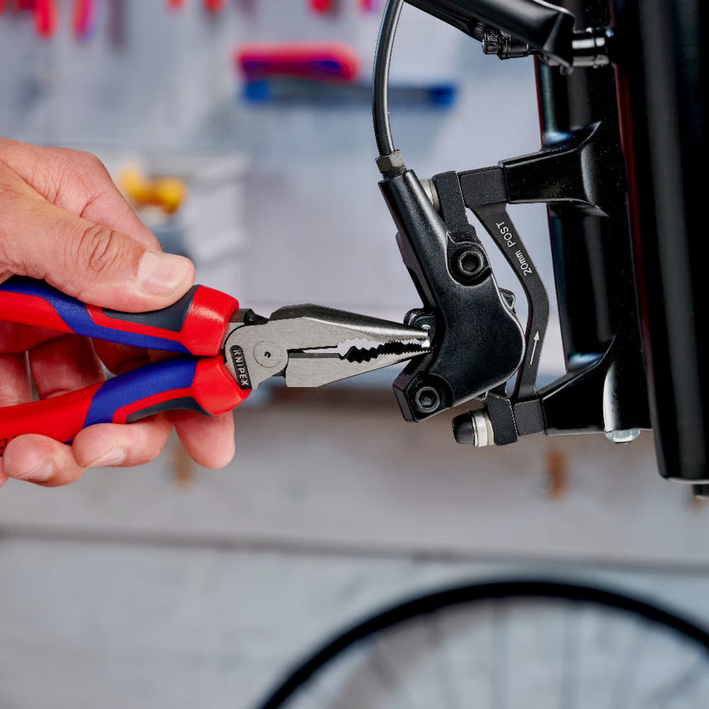 Knipex spitse kombitang combinatietang (rood blauw)