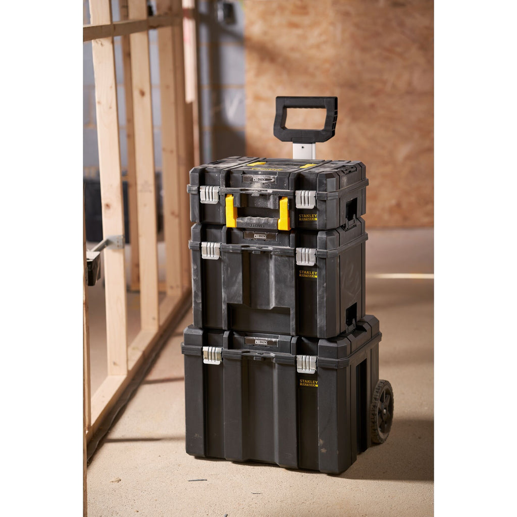 Stanley fatmax pro-stack 3 in 1 moduleerbare opbergkoffers gereedschapsbox (zwart geel)