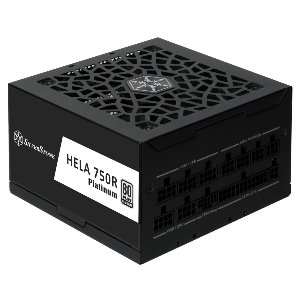 Silverstone hela 750r platinum modulaire 750 watt voeding (zwart, 4x pcie)
