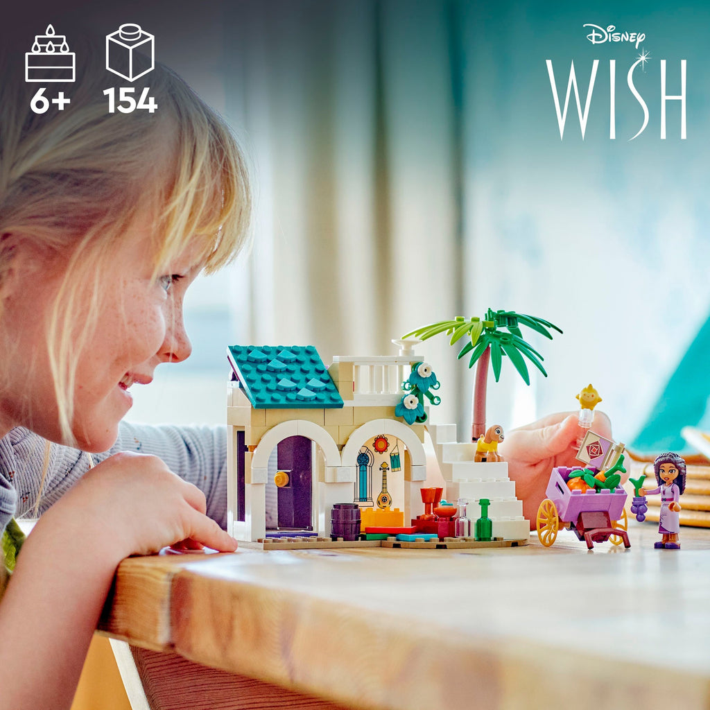 Lego disney - asha in de stad rosas constructiespeelgoed (43223)