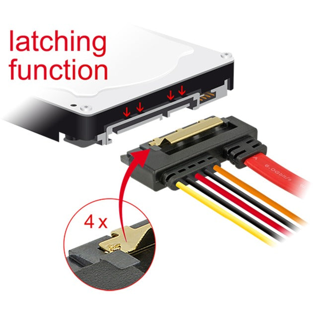 Entsperren Sie SATA 7-Pin- und Molex 4-Pin-Stromstecker > SATA 22-Pin