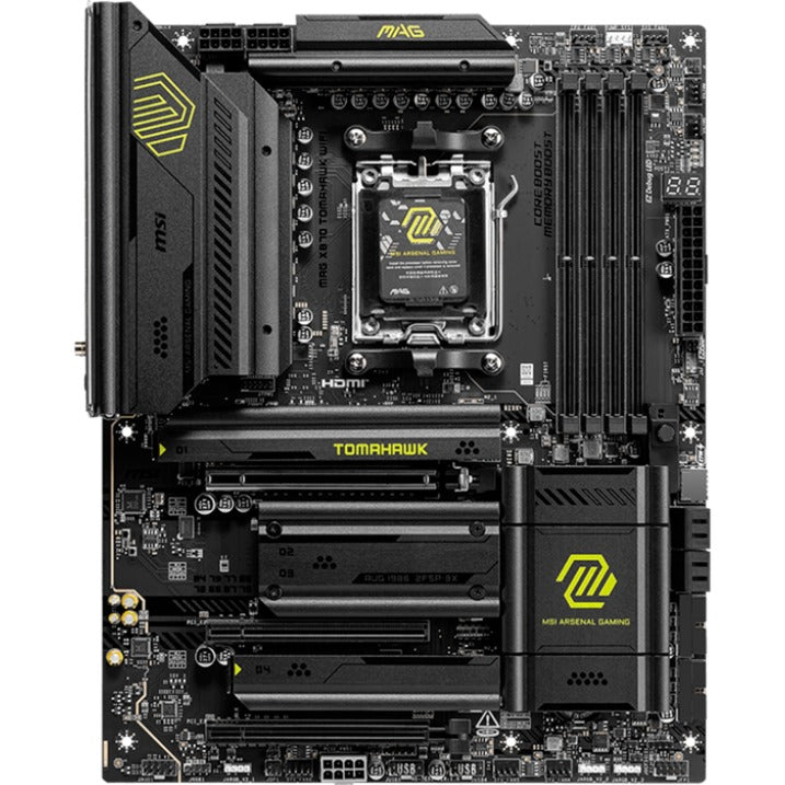 Msi mag x870 tomahawk wifi socket am5 moederbord (raid, 5 gb-lan, wlan, bt, sound, atx)