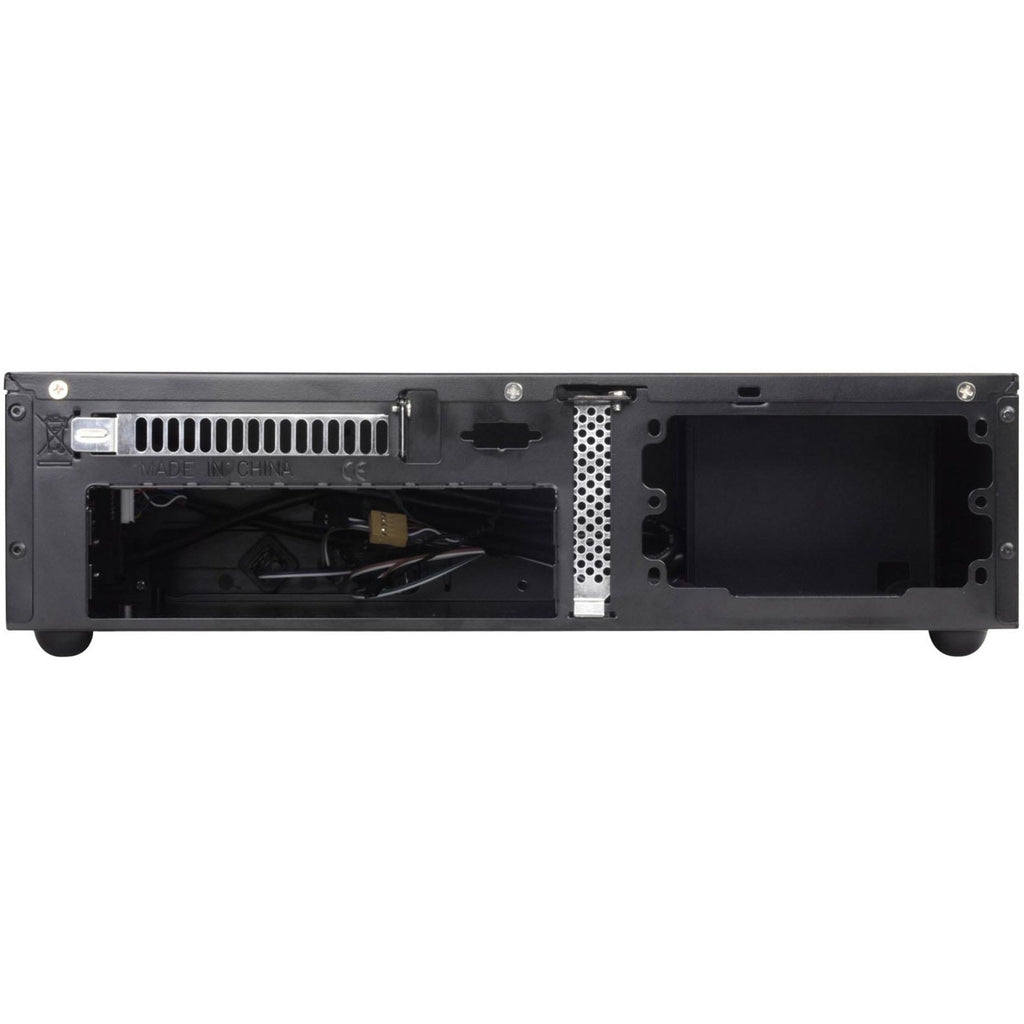 Silverstone milo ml05b htpc behuizing (zwart | 2x usb-a)