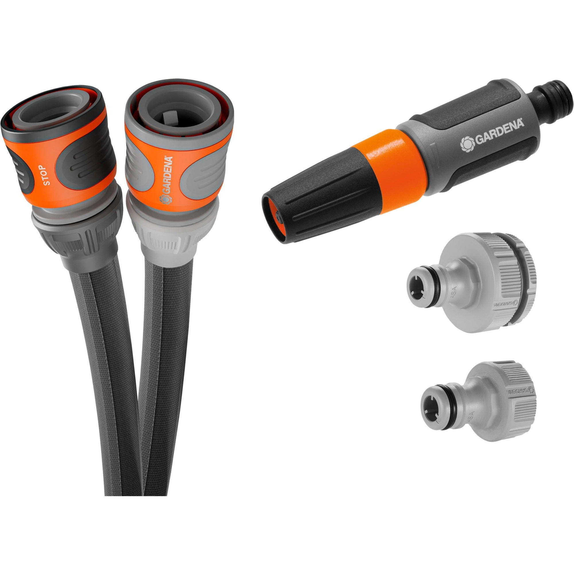 Gardena textielslang liano™ life 20m, set liano