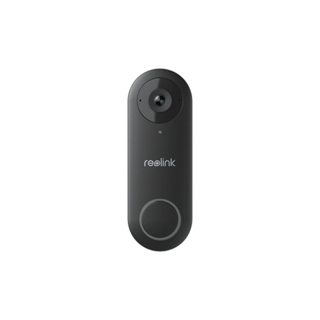 Reolink smart 2k+ bedrade poe videodeurbel met gong (zwart)