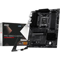 Msi pro b850-s wifi6e socket am5 moederbord (zwart zilver, raid, 2.5gb-lan, wi-fi 6e, bt 5.3, sound, atx)