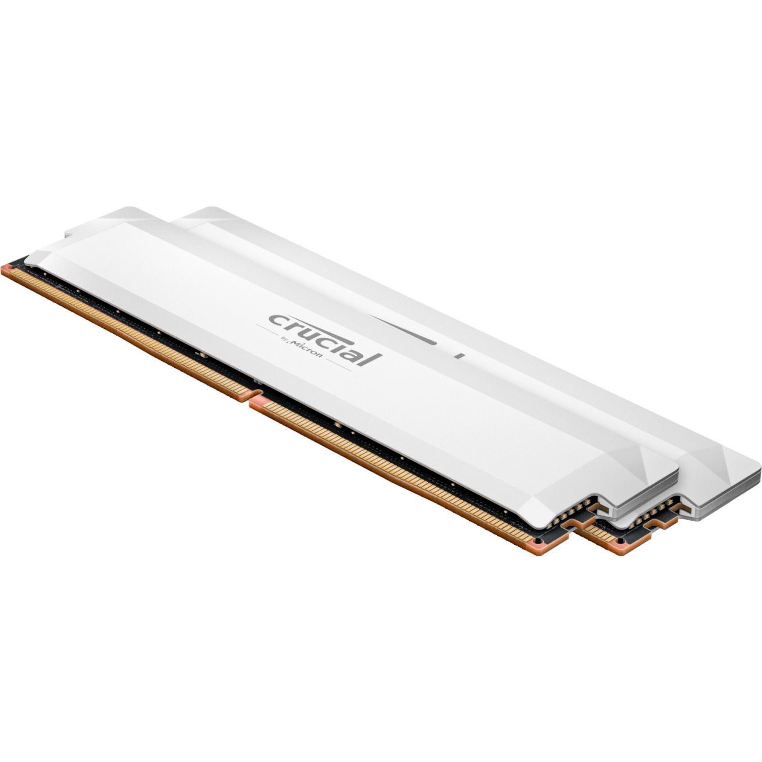 Crucial pro oc 32 gb ddr5-6000 (2x 16 gb) werkgeheugen (wit, cp2k16g60c36u5w, xmp 3.0, expo)